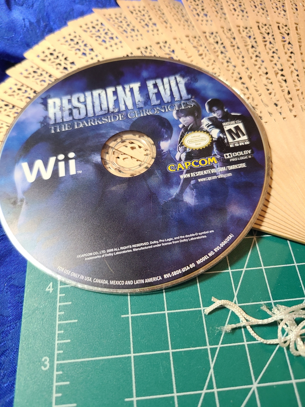 Resident Evil: The Darkside Chronicles (Wii) - Blue Capcom Disc